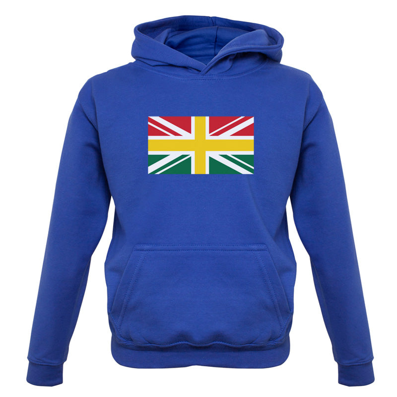 Ghanaian Union Jack Flag Kids T Shirt
