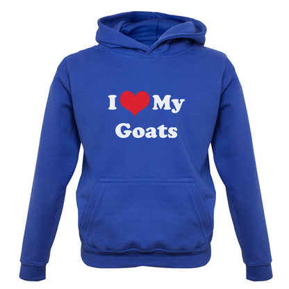 I Love My Goats Kids T Shirt