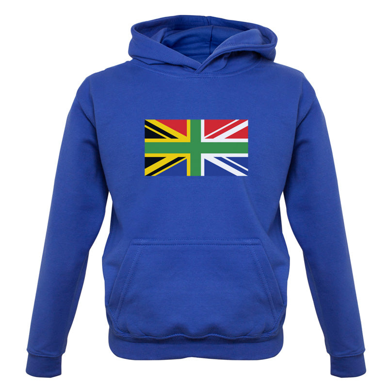 South African Union Jack Flag Kids T Shirt