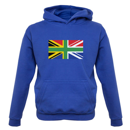 South African Union Jack Flag Kids T Shirt