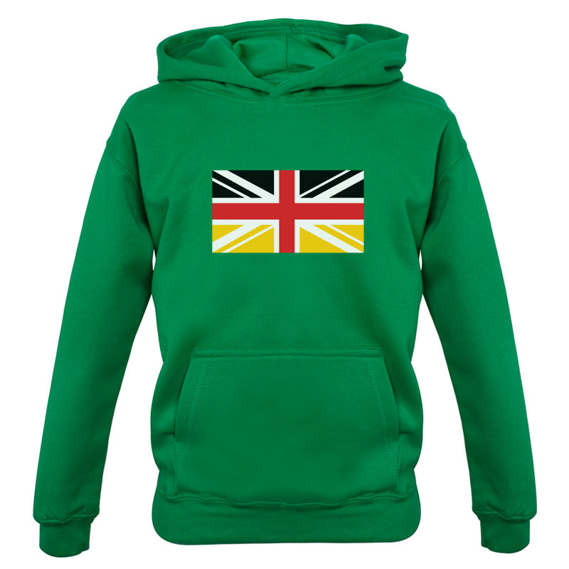 German Union Jack Flag Kids T Shirt