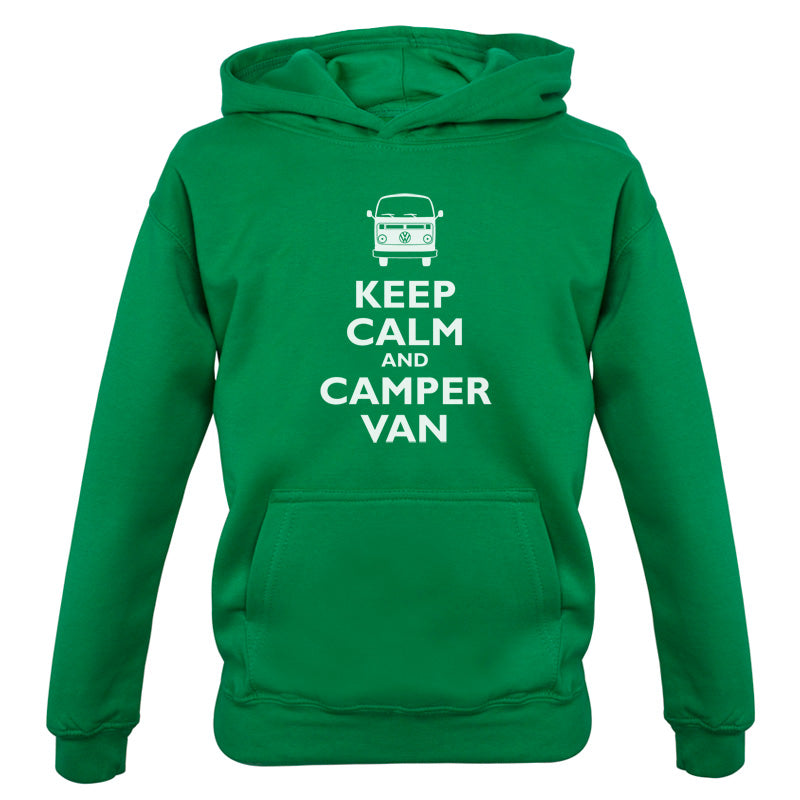 Keep Calm and Camper Van Kids T Shirt