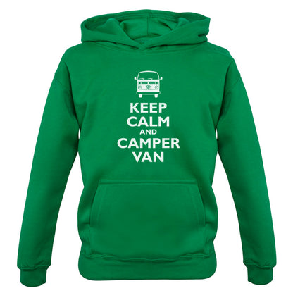 Keep Calm and Camper Van Kids T Shirt