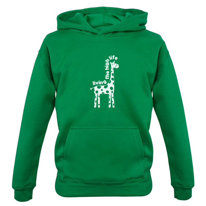 Living The High Life Kids T Shirt