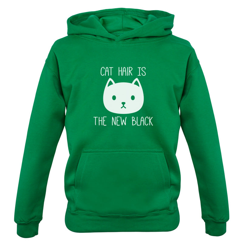 Cat Hair Is The New Black Kids T Shirt