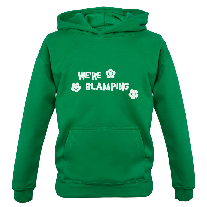 We're Glamping Kids T Shirt