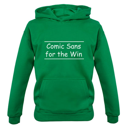 Comic Sans For The Win Kids T Shirt