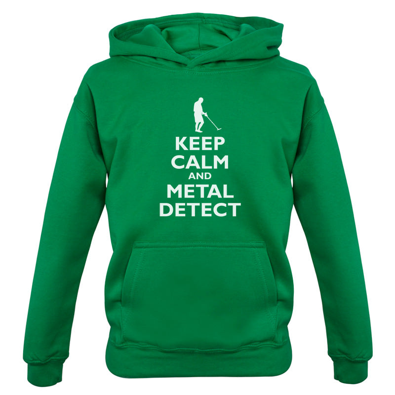 Keep Calm and Metal Detect Kids T Shirt