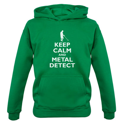 Keep Calm and Metal Detect Kids T Shirt