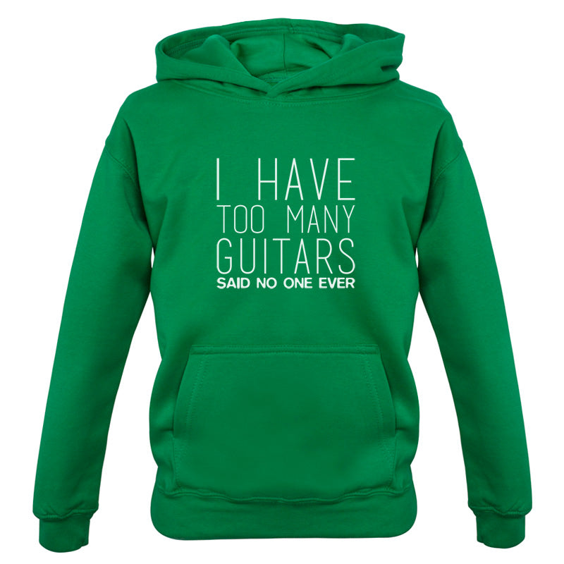 I Have Too Many Guitars SNE Kids T Shirt