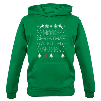 Merry Christmas Ya Filthy Animal Kids T Shirt