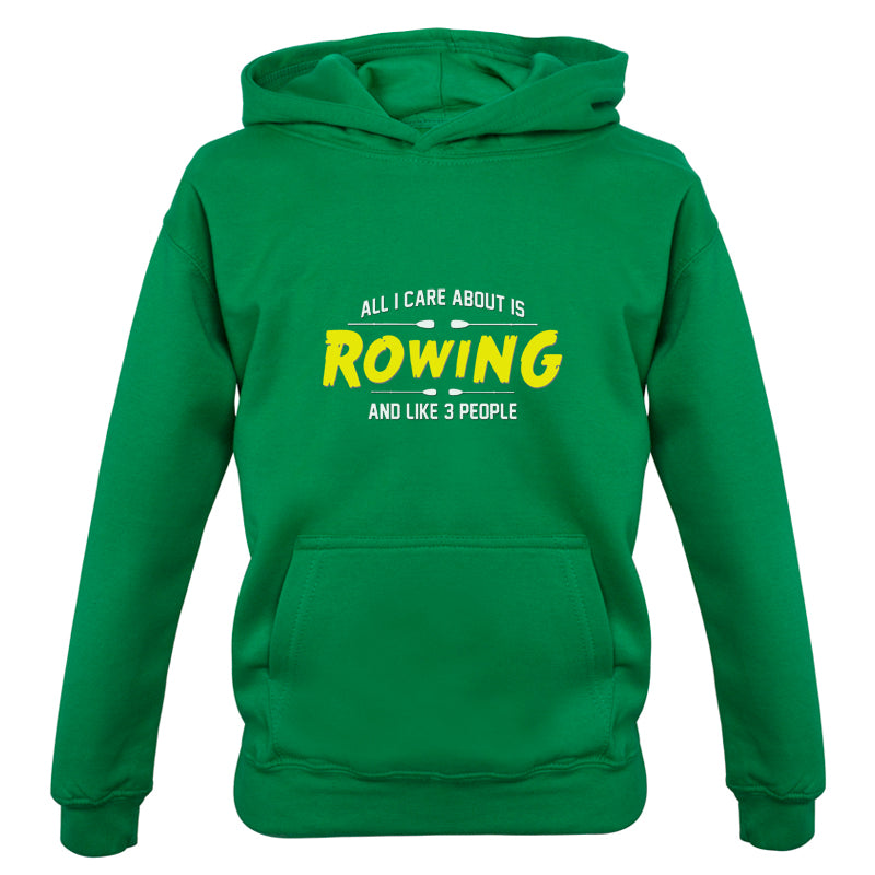 All I Care About Is Rowing Kids T Shirt