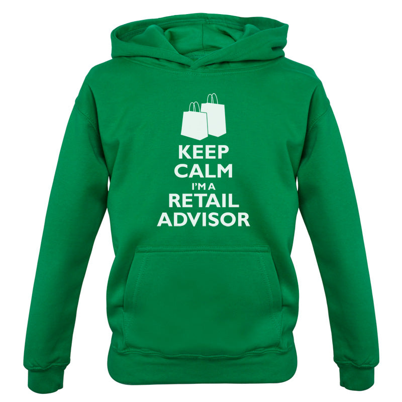 Keep Calm I'm A Retail Advisor Kids T Shirt