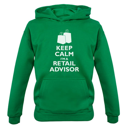 Keep Calm I'm A Retail Advisor Kids T Shirt