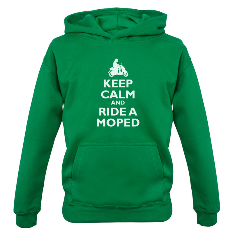 Keep Calm and Ride A Moped Kids T Shirt