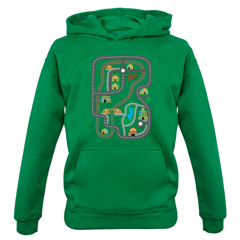 Car Play Mat Kids T Shirt