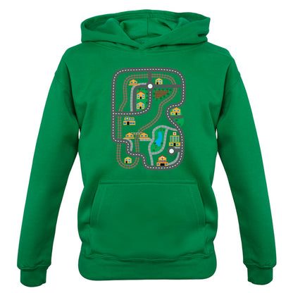 Car Play Mat Kids T Shirt