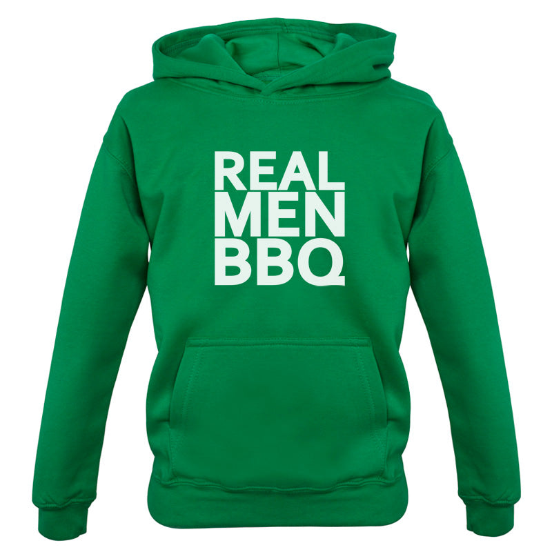 Real Men BBQ Kids T Shirt