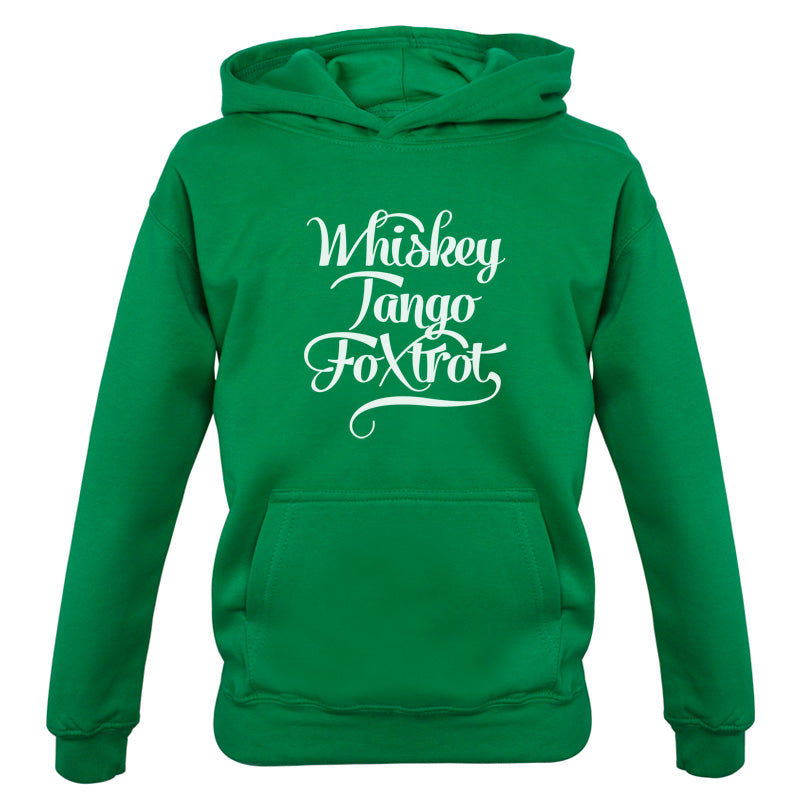 Whiskey Tango Foxtrot Kids T Shirt