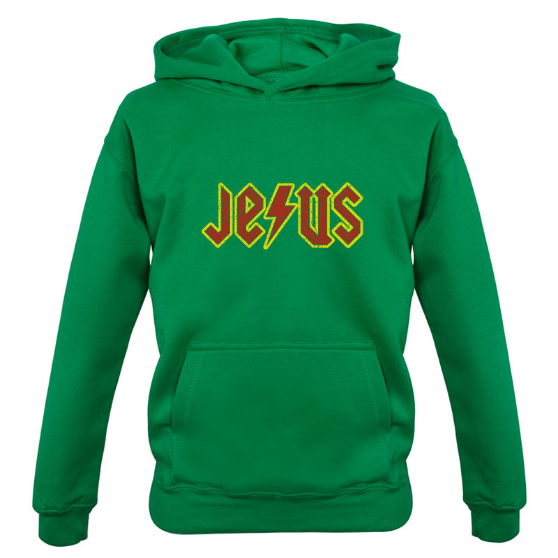 Jesus Rock Style Kids T Shirt
