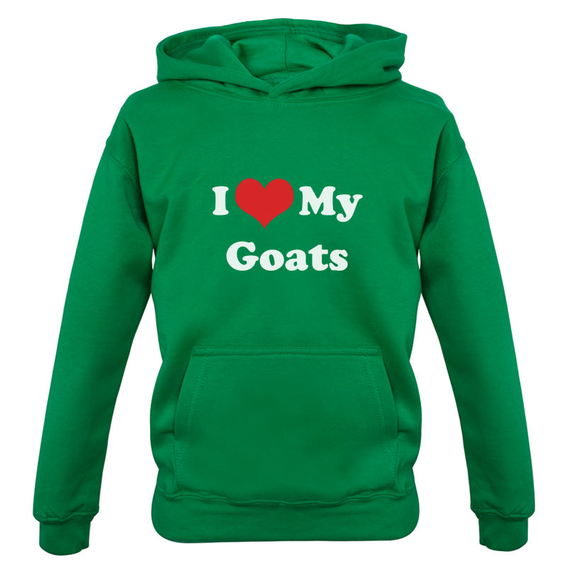 I Love My Goats Kids T Shirt
