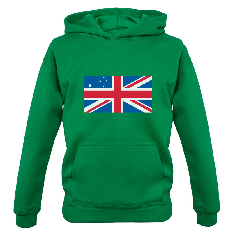 Australian Union Jack Flag Kids T Shirt