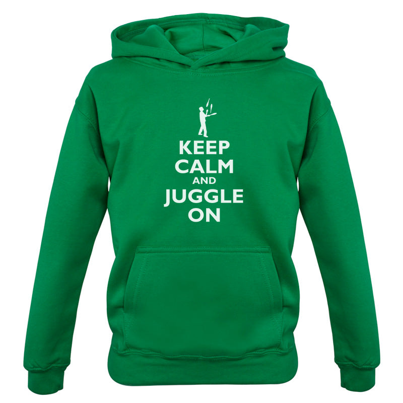 Keep Calm and Juggle On Kids T Shirt
