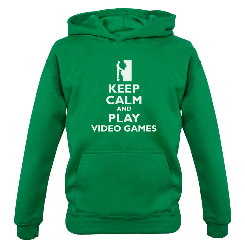 Keep Calm and Play Video Games Kids T Shirt