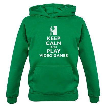Keep Calm and Play Video Games Kids T Shirt