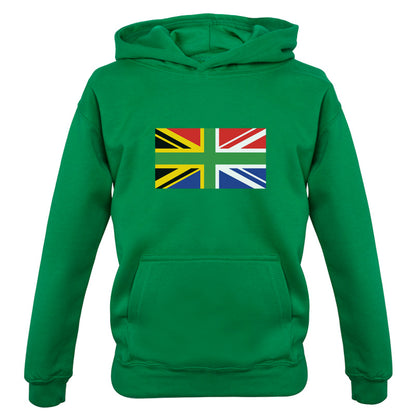 South African Union Jack Flag Kids T Shirt