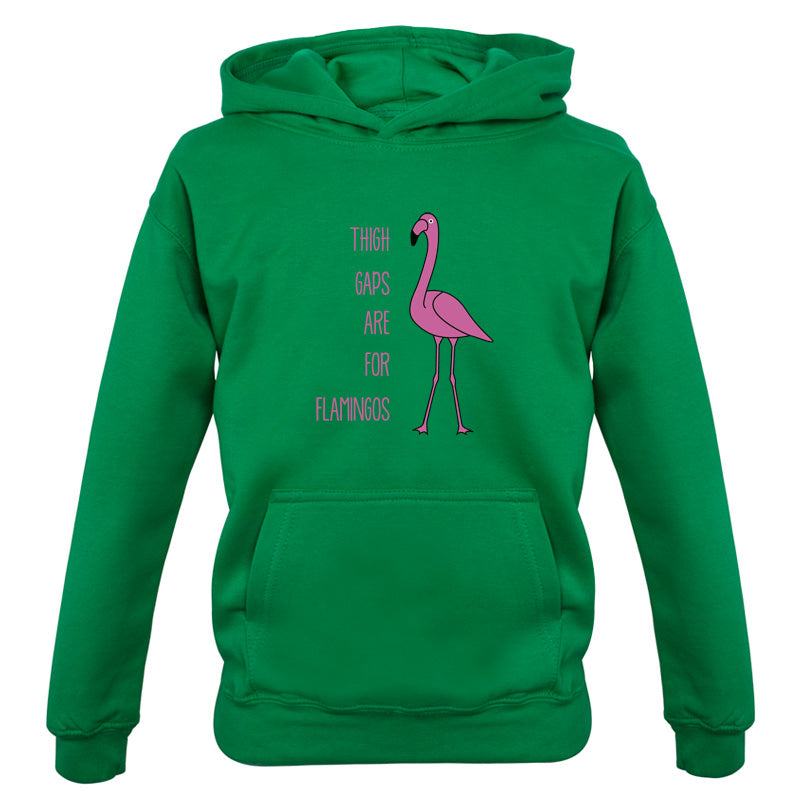 Thigh Gaps Are For Flamingos Kids T Shirt