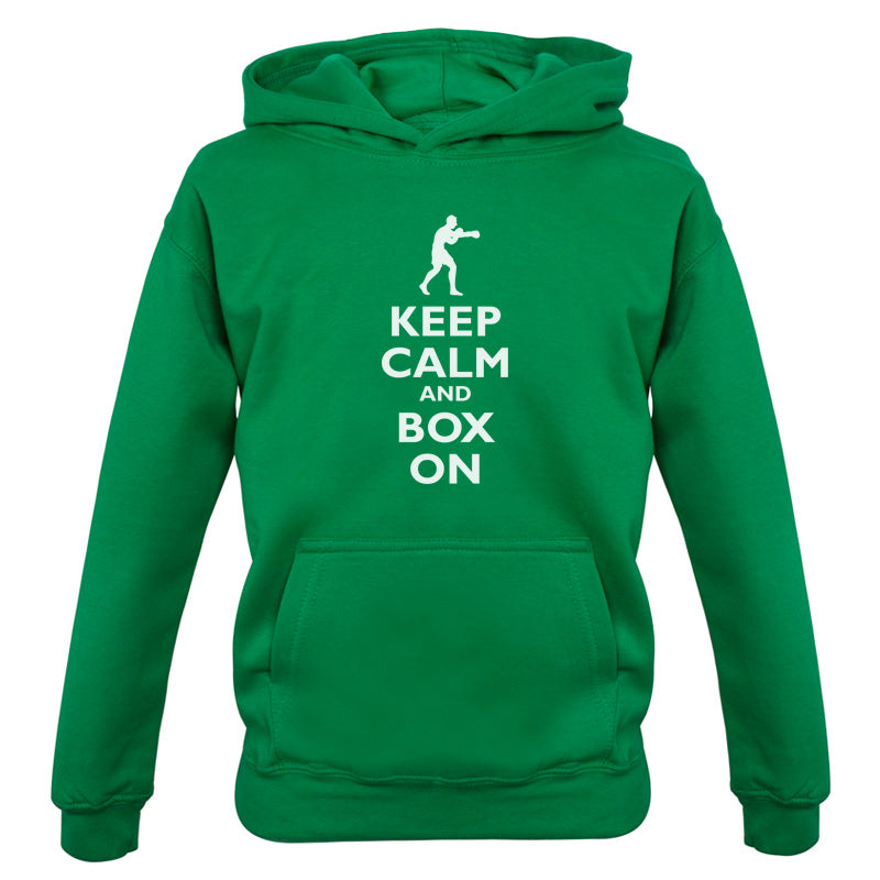 Keep Calm and Box On Kids T Shirt