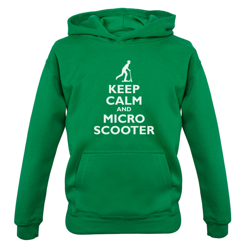 Keep Calm and Micro Scooter Kids T Shirt