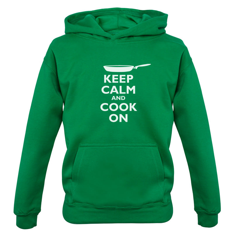 Keep Calm and Cook On Kids T Shirt