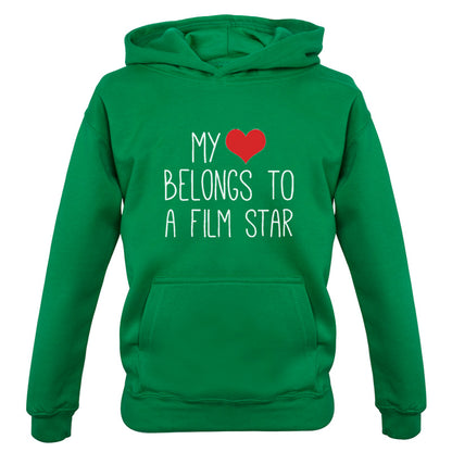 My Heart Belongs To A Film Star Kids T Shirt