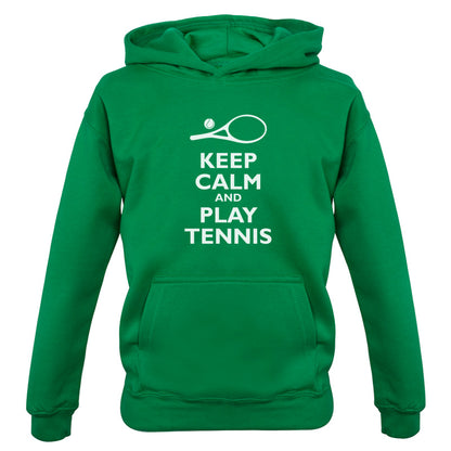 Keep Calm and Play Tennis Kids T Shirt