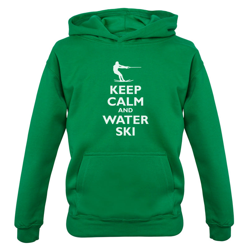 Keep Calm and Water Ski Kids T Shirt