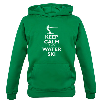 Keep Calm and Water Ski Kids T Shirt