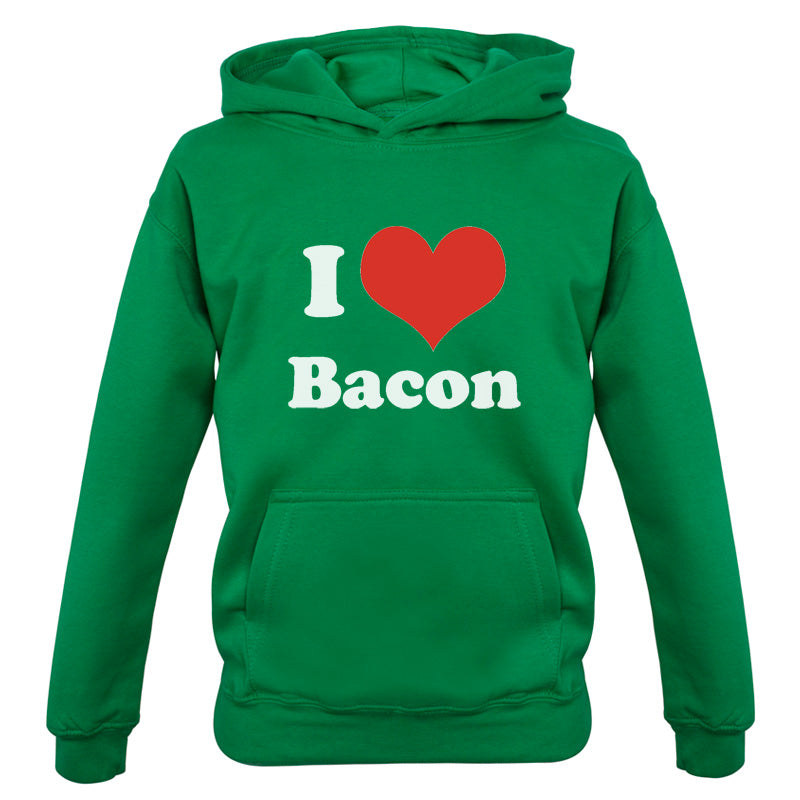 I Love Bacon Kids T Shirt