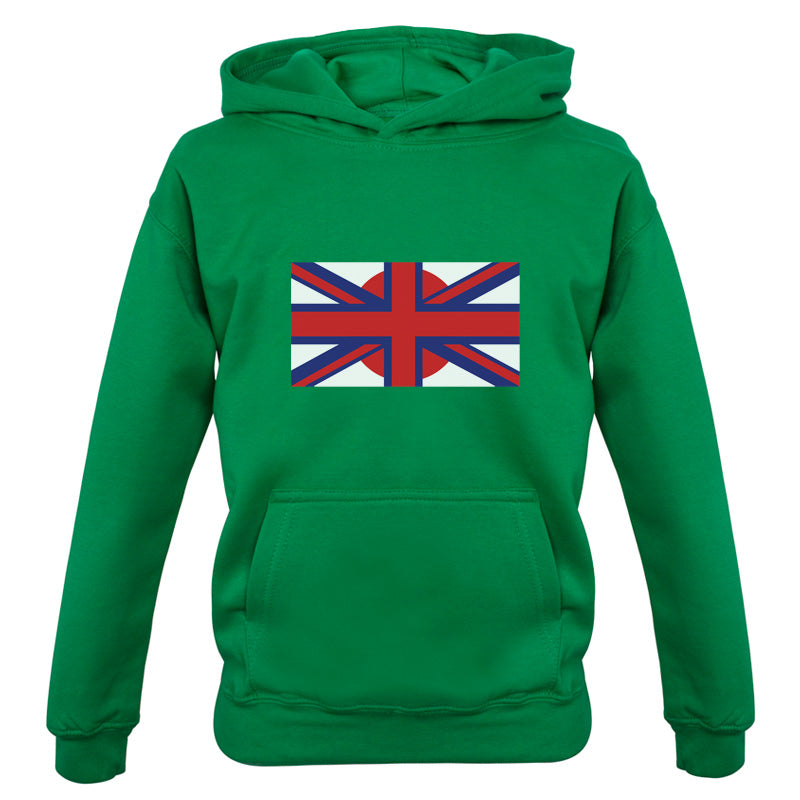 Japanese Union Jack Flag  Kids T Shirt