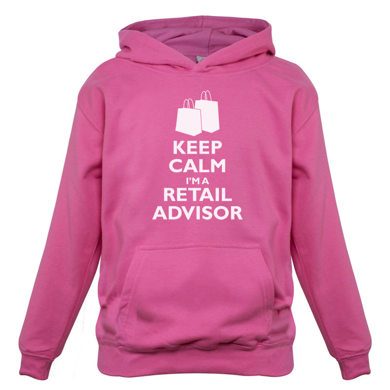 Keep Calm I'm A Retail Advisor Kids T Shirt