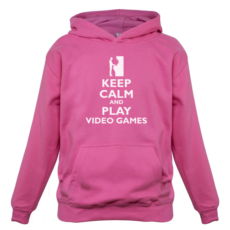 Keep Calm and Play Video Games Kids T Shirt