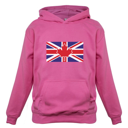 Canadian Union Jack Flag Kids T Shirt