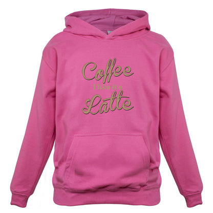 Coffee I Like It A Latte Kids T Shirt