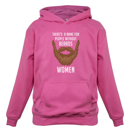 There's a Name For People Without Beards Women Kids T Shirt