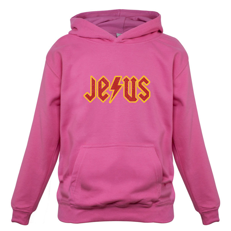 Jesus Rock Style Kids T Shirt