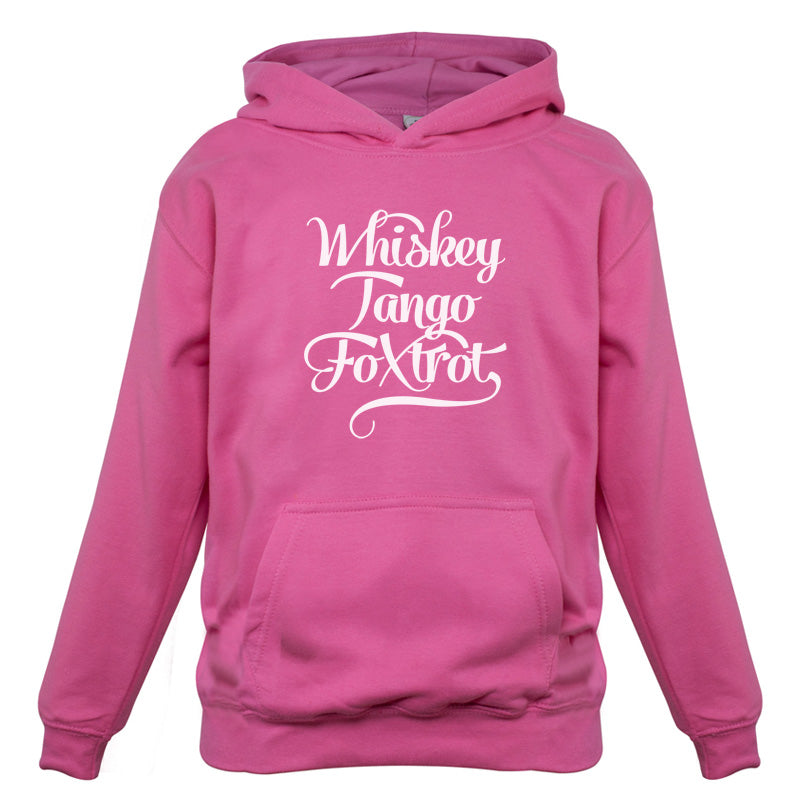 Whiskey Tango Foxtrot Kids T Shirt