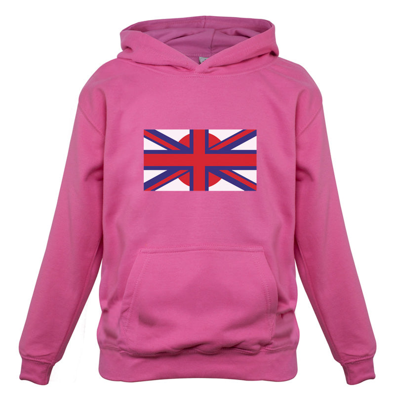 Japanese Union Jack Flag  Kids T Shirt