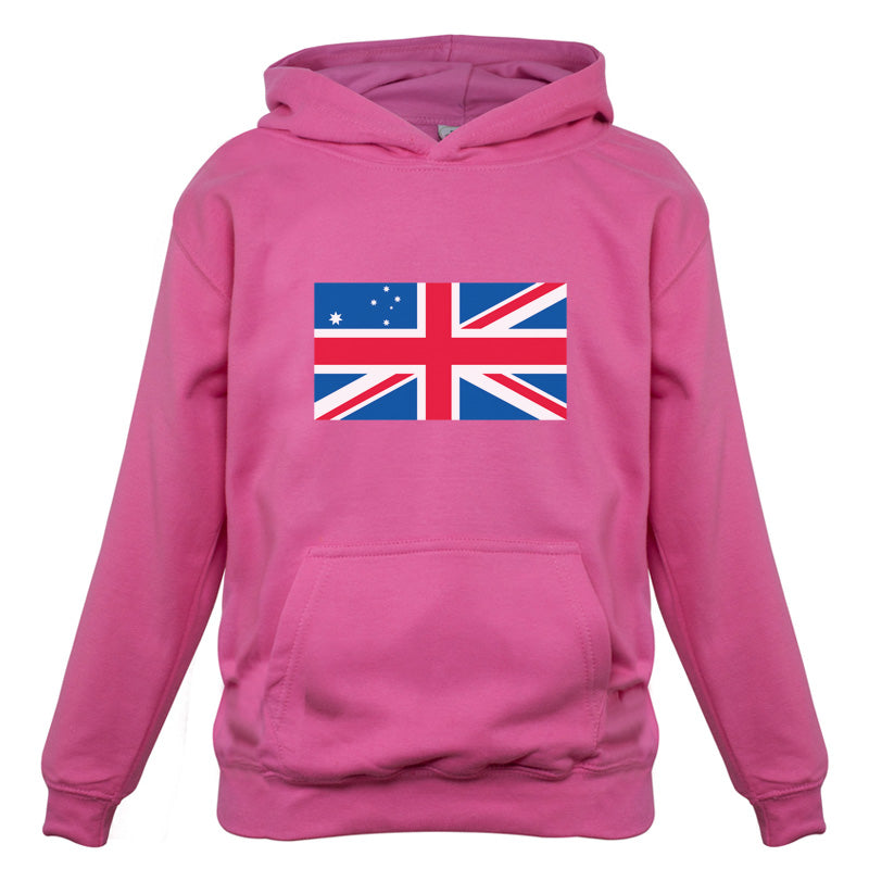 Australian Union Jack Flag Kids T Shirt