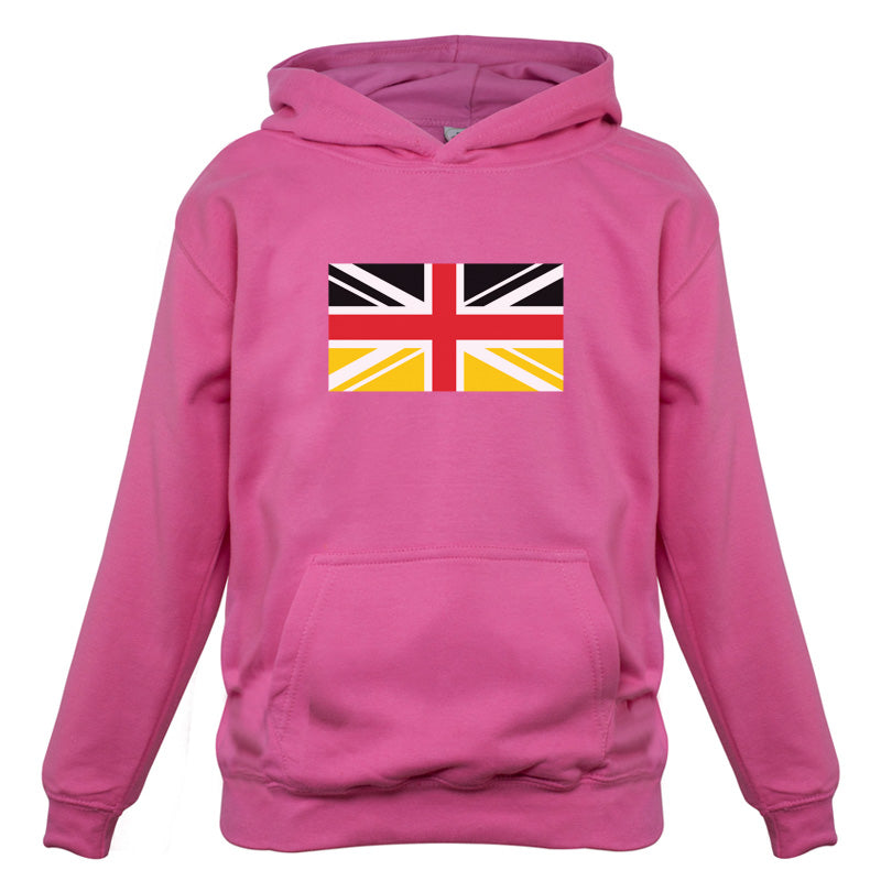 German Union Jack Flag Kids T Shirt